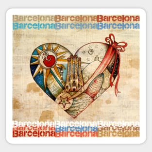 Barcelona Spirit - Vintage Sticker